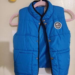 Kids headquarters  boys vest size 6 blue and black